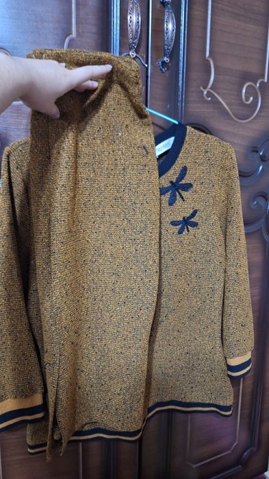 Новый комплект кофта и юбка турецкая вискоза