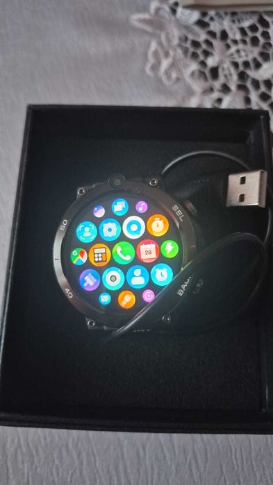 Ceas Smartwatch 4G LTE SIM Watch Phone , Apel Video, Navigatie GPS, WiFi Camera 3-7 Mpx, Sistem Operarare Android 9.0, Aplicatii Sociale