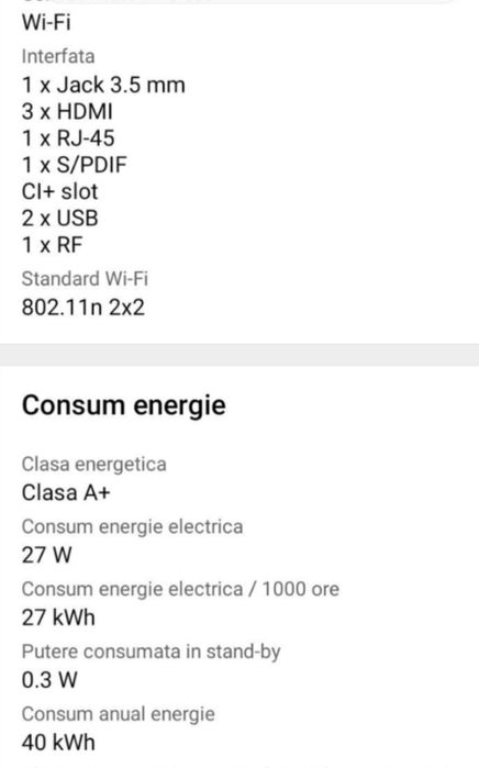 Smart TV  Philips Full HD, LED, 80cm, nou