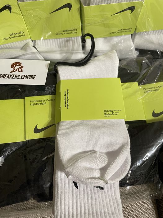 Șosete Nike Albe / Negre