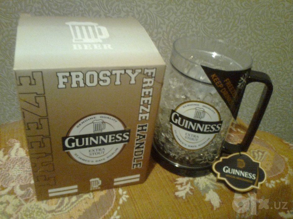 Пивная кружка Guinness с охладителем