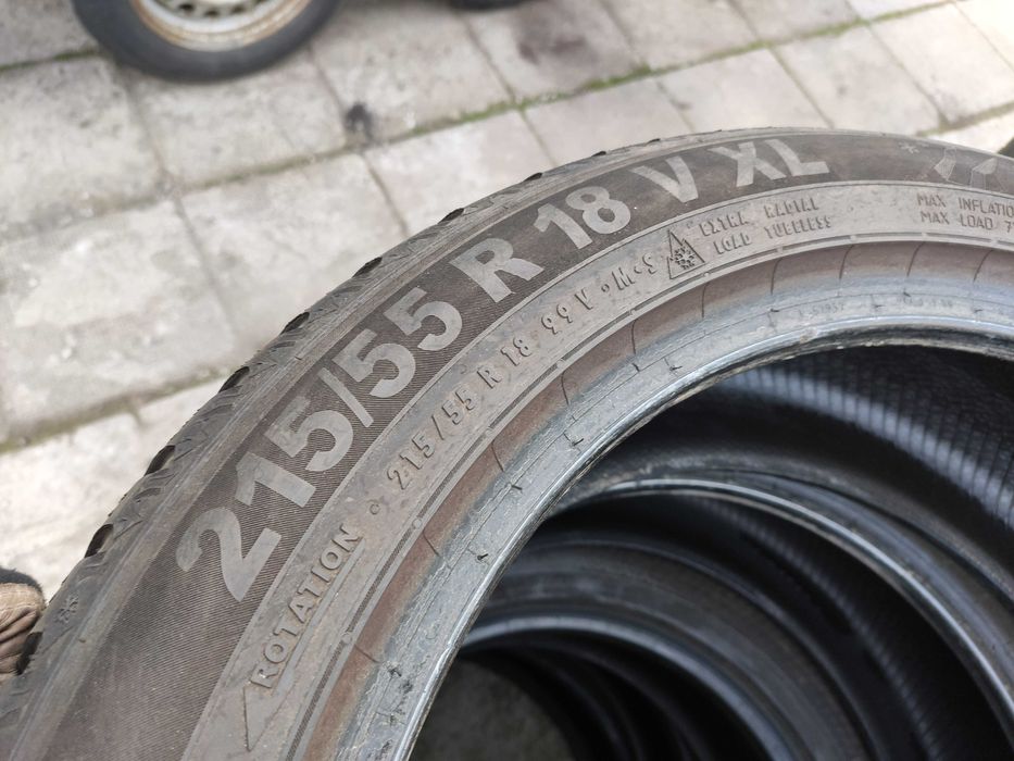 2бр Зимни гуми 215 55 18 - Semperit