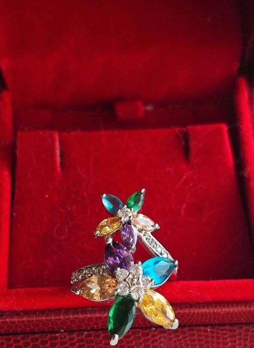 Inel damă nou finuț din argint stantat 925