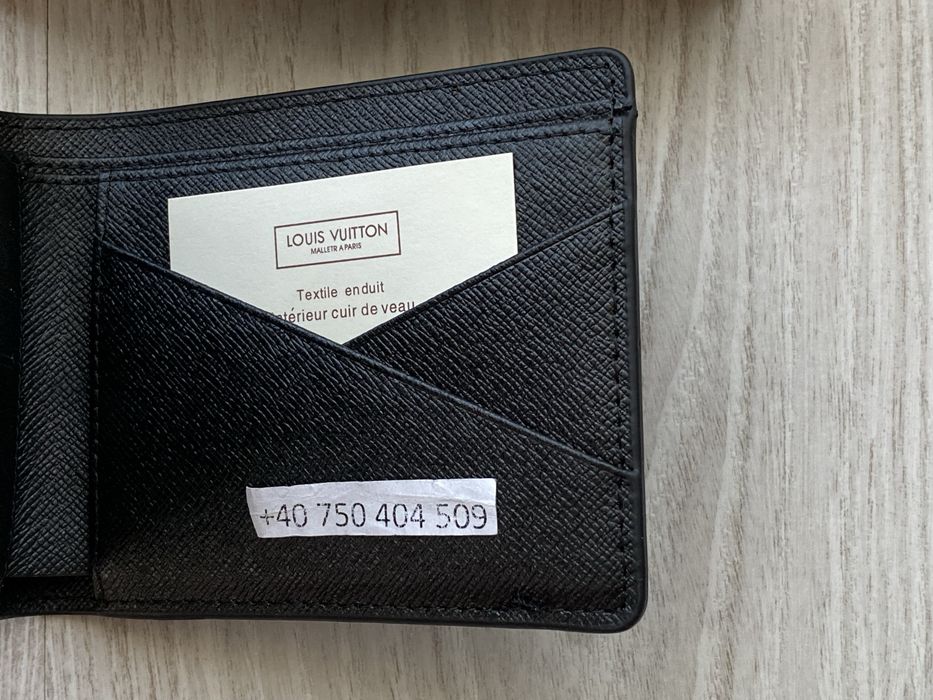 Portofel Louis Vuitton Negru ( Logo Mic )