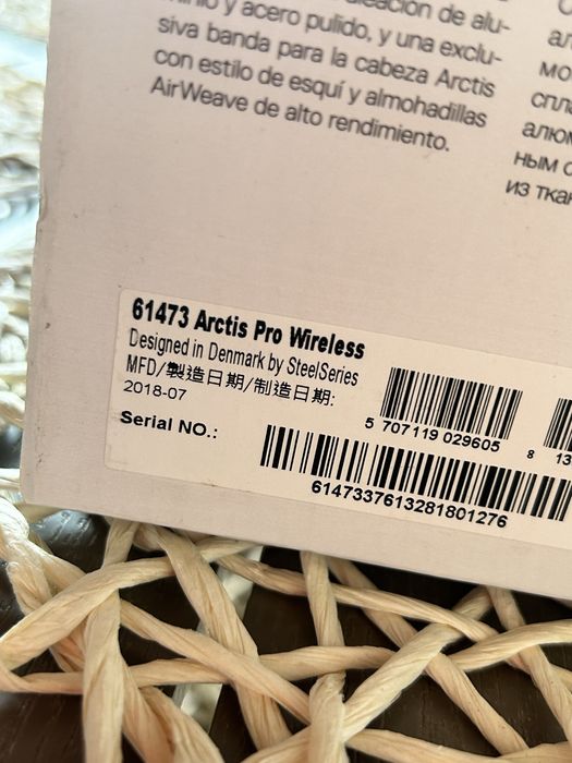 Casti Wireless STEELSERIES Arctis Pro Wireless negre , Model 61473