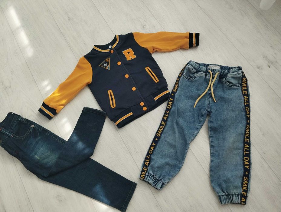 Джинсы бомбер на мальчика