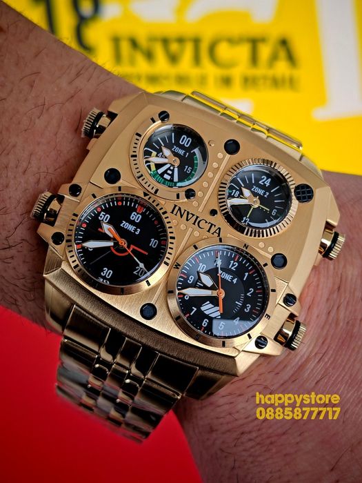 INVICTA Zulu Gold 54 mm, Инвикта нов мъжки часовник