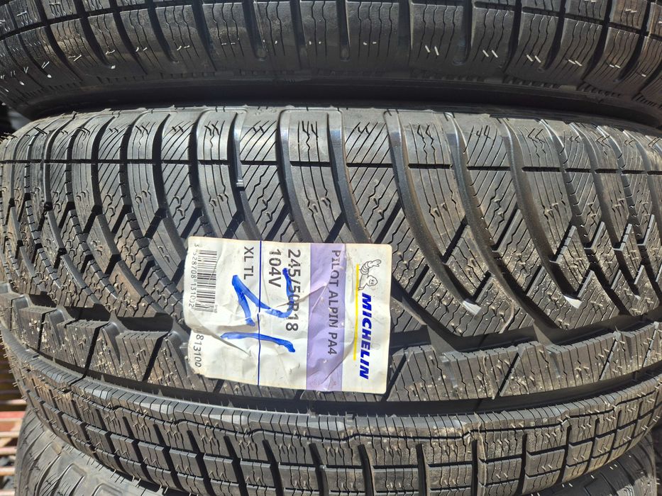 4 Anvelope M+S IARNA - 245/50/18 - Michelin Pilot Alpin PA4 - NOU - DOT 2021 !