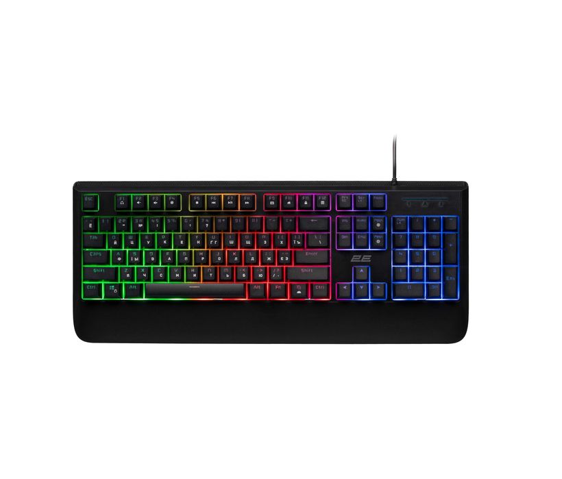 } Клавиатура игровая 2E GAMING KG325 LED USB Black Ukr