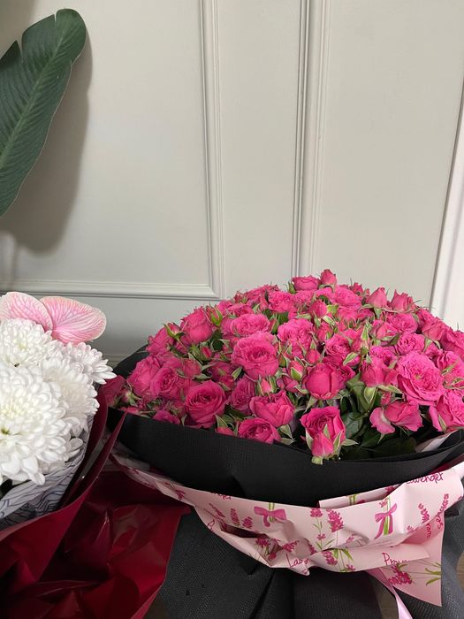 Свежие букеты цветов