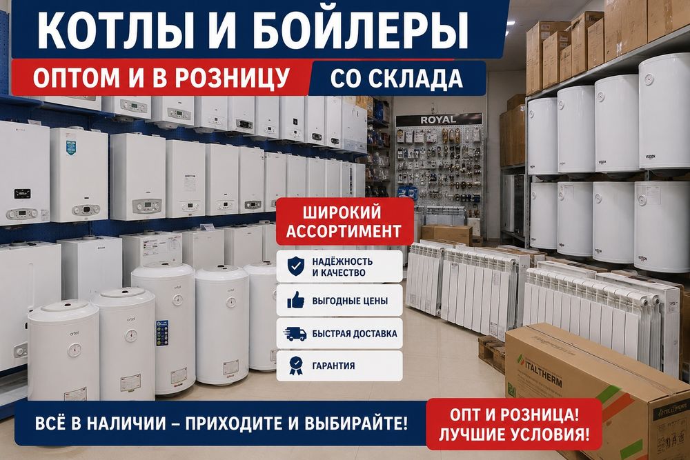 Котел И Радиатор Первых Рук Склад Бойлер Ассортимент