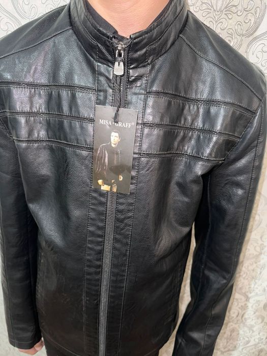 Мужская кожанная куртка