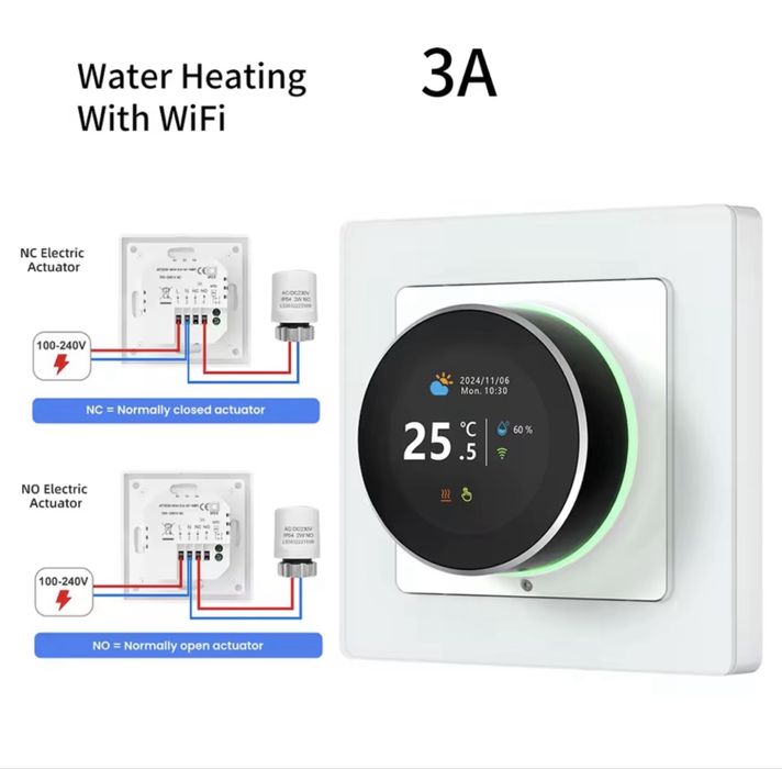 Termostate tuya Smart incalzire in pardoseala pe apa prin fir
