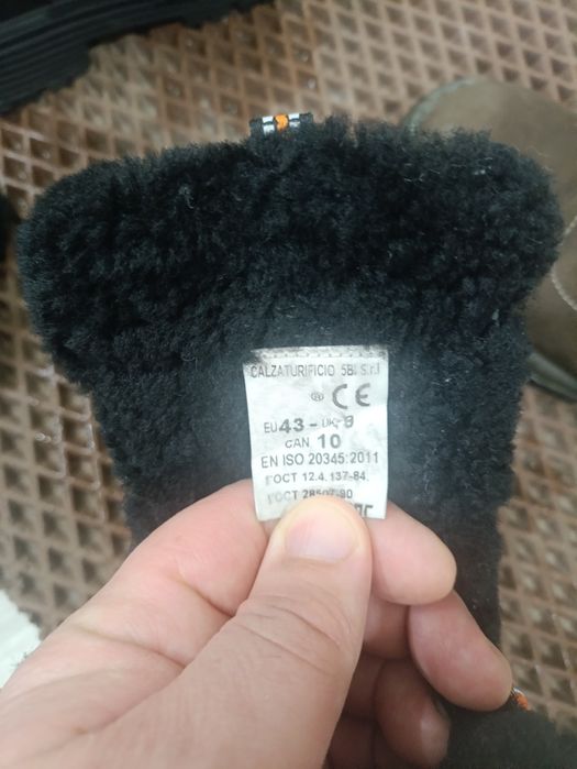 Зимние батинки кожа