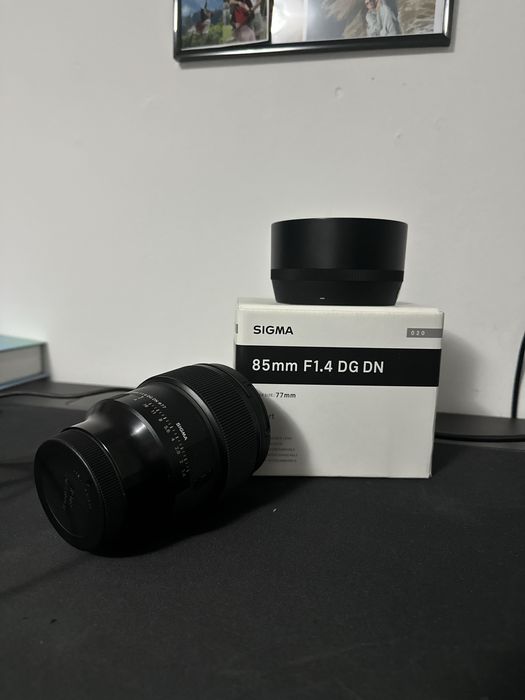 Obiectiv Sigma 85mm F1.4 DG DN Art Sony FE ca nou