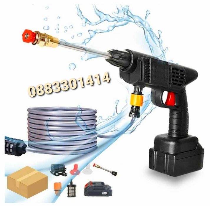 Намаление! Водоструйка с 2 батерии, Акумулаторна