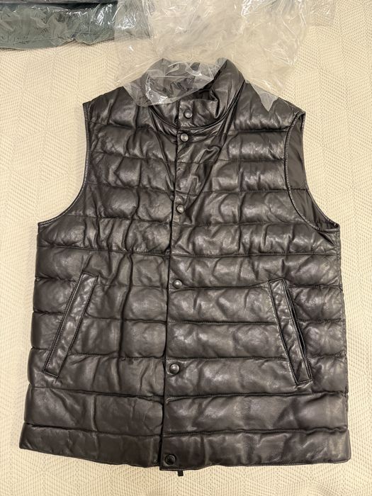 Мъжко кожено елече Massimo Dutti – естествена кожа