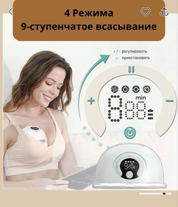 Молокоотсос S32 беспрводной портативный.