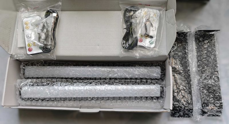 Безжично осветление за картини 2 бр - с дистанционно – презареждаеми