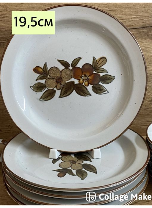 Винтидж немски ръчно рисуван сервиз -1970 гд