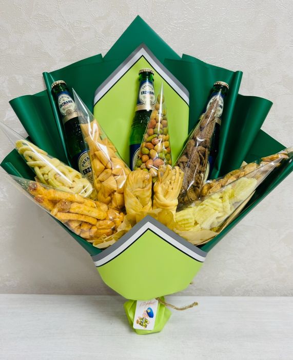 Съедобные мужские букеты