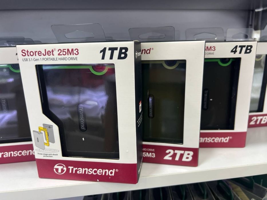 Внешний жесткий диск hard Transcend 1tb.2tb.4tb Toshiba Seagate