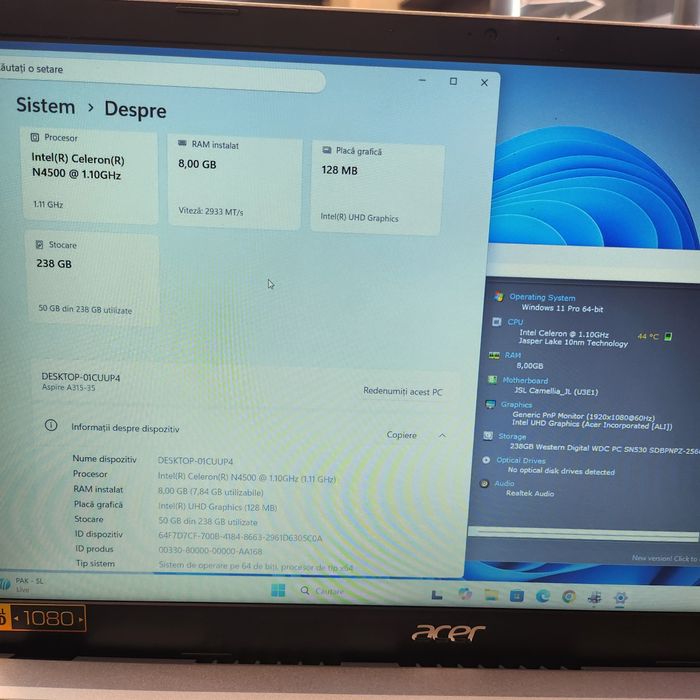 Amanet F28: Laptop Acer Aspire 3 (L)