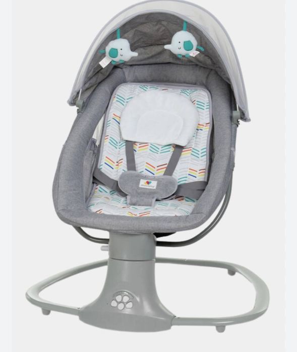 Детская люлька для новорождённых электрокачели с пультом.