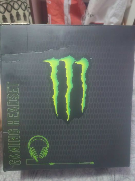 Gaming headset слушалки Monster energy