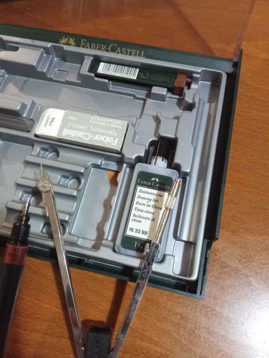 Мастилени писалки Faber-Castell TG13: 3 бр.-0,25, 0,35 и 0,5 мм