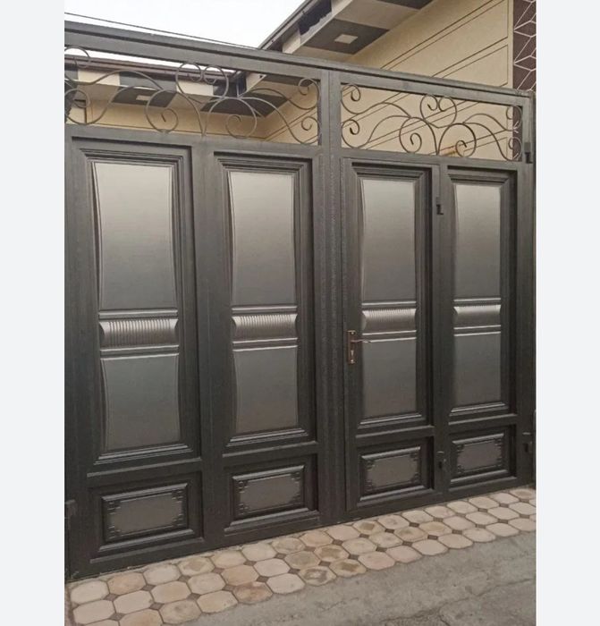 Ворота, навес, перела, решётки покраска изготовления установка