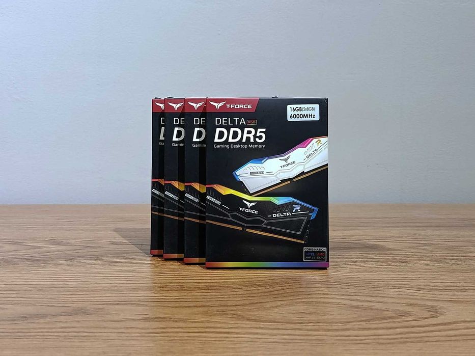 DDR5 Hyperx Fury 32GB/DDR5 T-Force Delta 16GB/DDR4 Lexar Ares 8/16