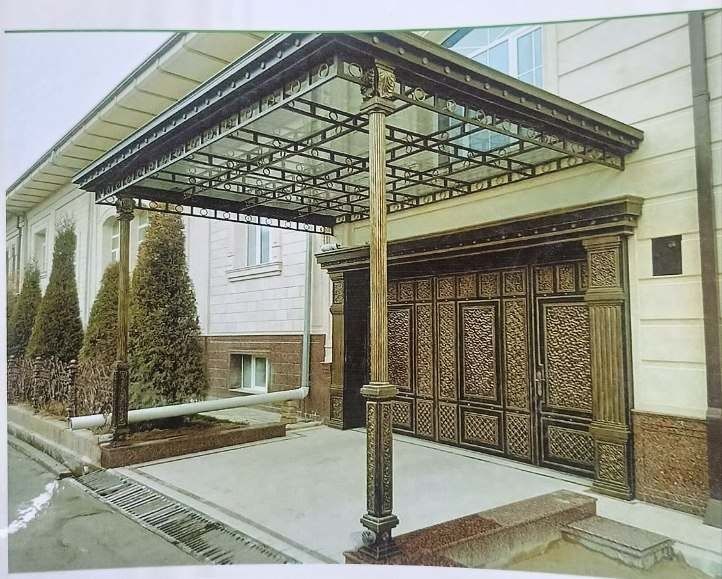 Навес казирок перилла решетка