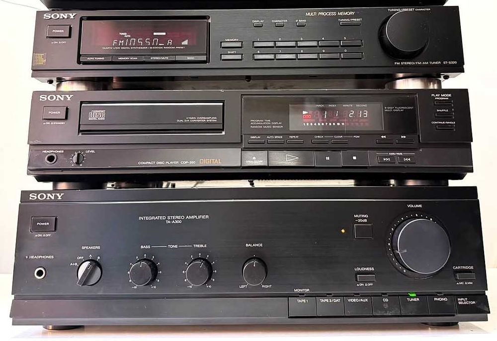 Sony Amplificator TA A300 - CDP 350 - ST S320 Linie Audiophile