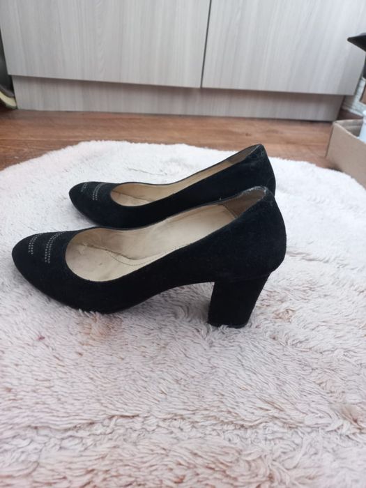 Туфли замшевые натуральные