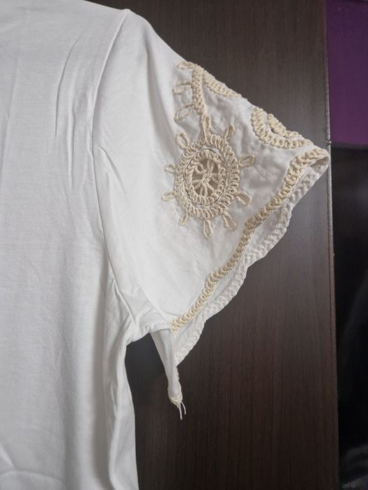 Tricou dama nou  cu broderie