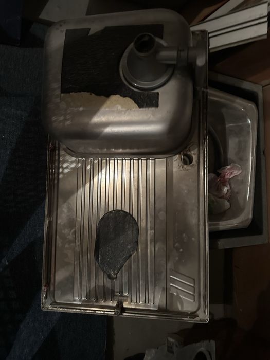 FRANKE алуминиева мивка ,голям размер