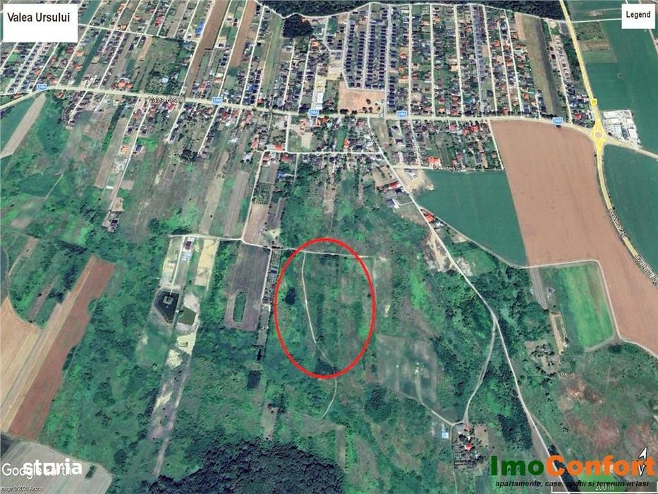 11 EURO pe mp! 7800mp teren  in Valea Ursului