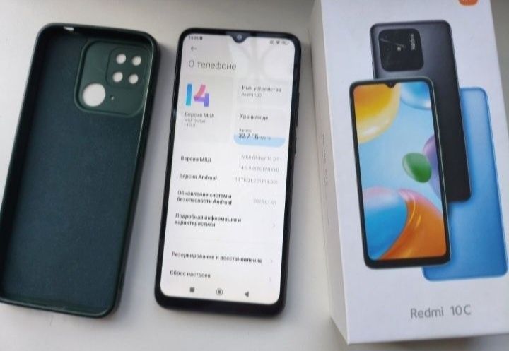 Redmi 10C с коробкой.