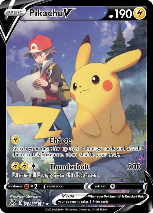 Pikachu V Pokemon Card