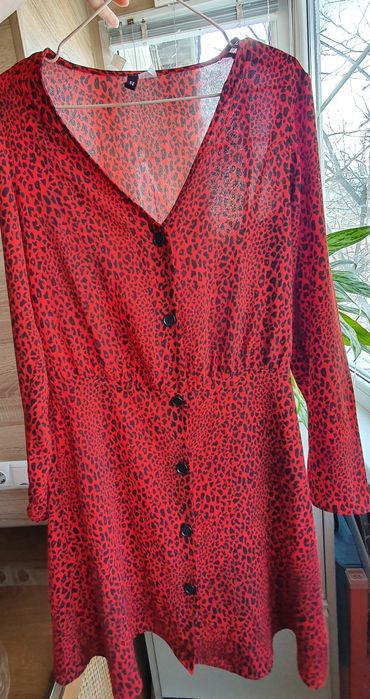 Платье H&M.  Леопардовое