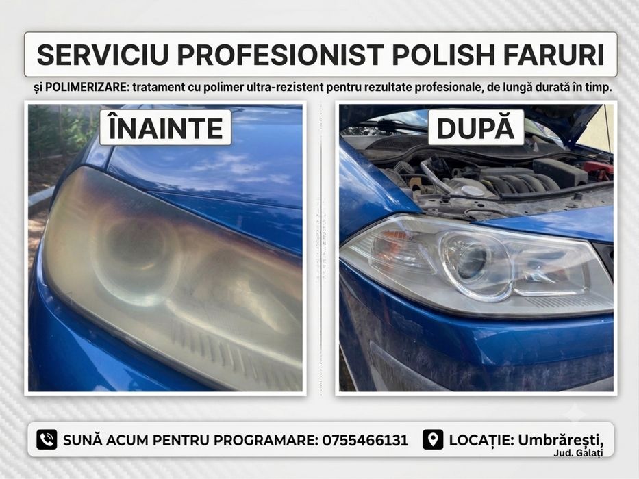 Polish Faruri cu polimer FOARTE REZISTENTE IN TIMP