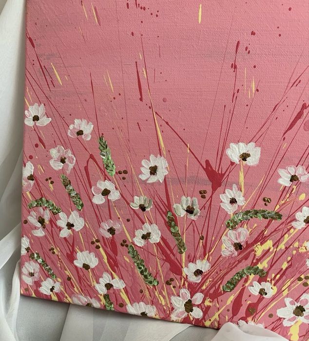 Картина с цветя