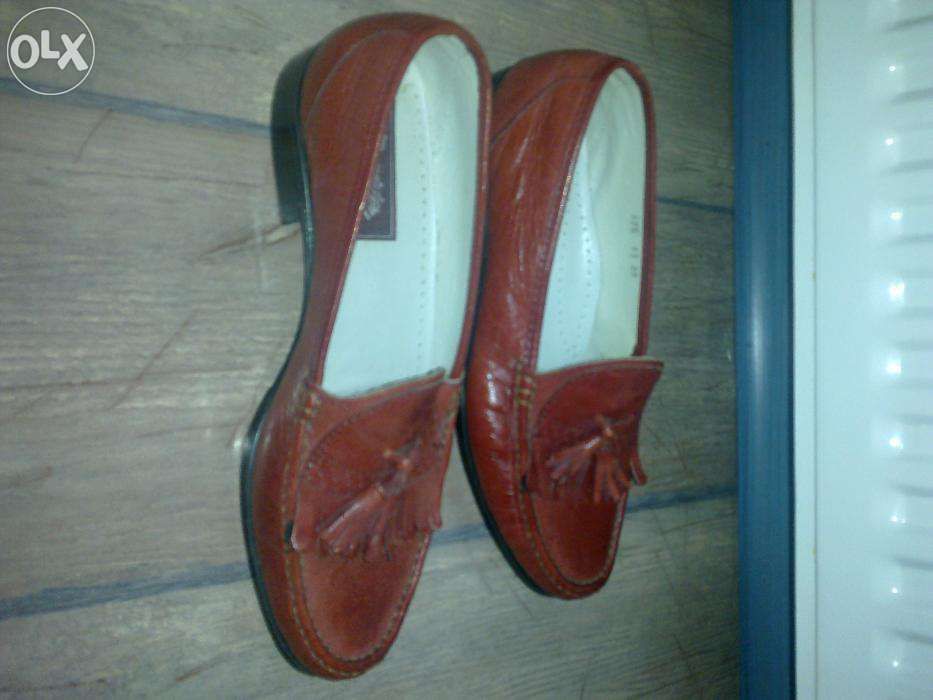 pantofi rosii din piele scarpi