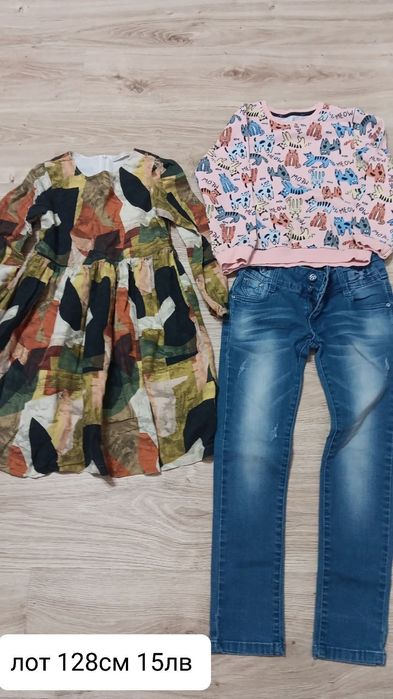 За момиченце размер 122-128см