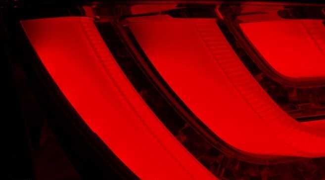 LED стопове BMW E60 5 червени бели хром Лед  Lightbar БМВ Е60 03-07'