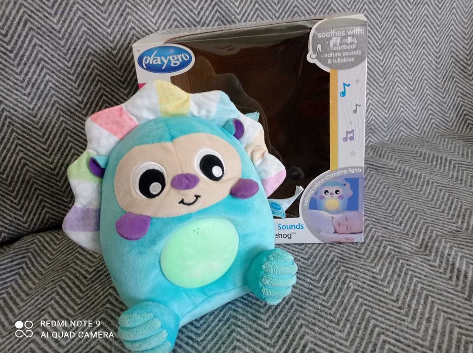 Playgro таралеж плюшена играчка Време е за сън