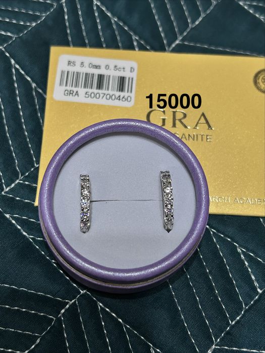 Серебро с муассанитами