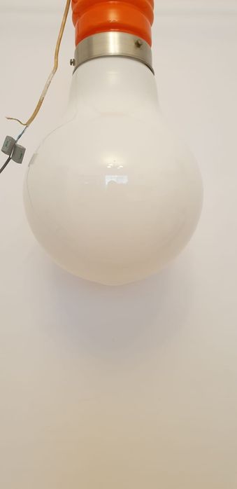 Accesoriu decorațiune lumina vintage colectie opalina Italia 1960