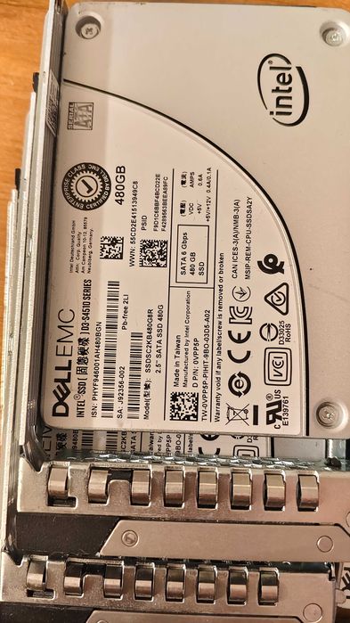 Серверный SSD-диск Intel S4510 Series 480Gb